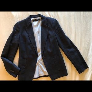 Zara Women’s Blazer Navy Tweed